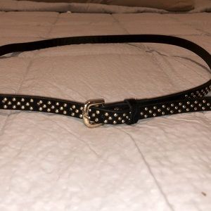 Gold studded belt